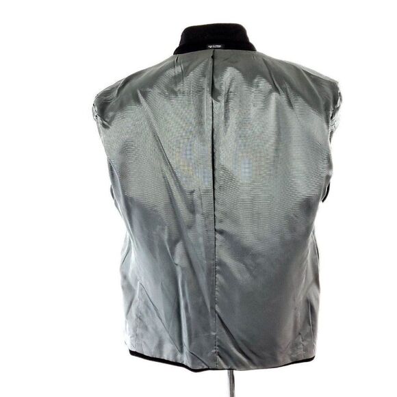 Oscar De La Renta Wool‎ Cashmere Nylon 3 Button Sport Coat 42R Black - Picture 10 of 10